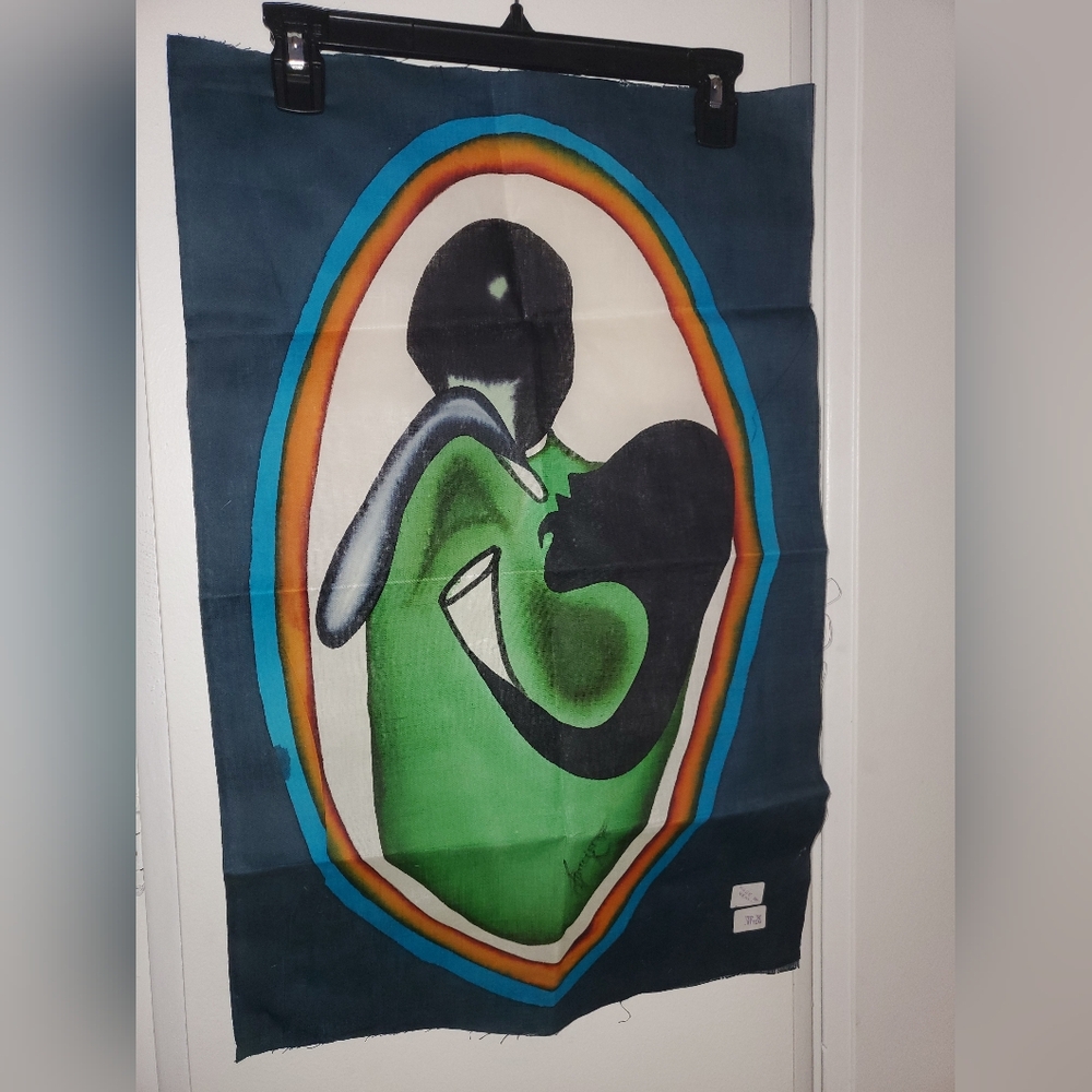 African Batik art made in Kenya vintage